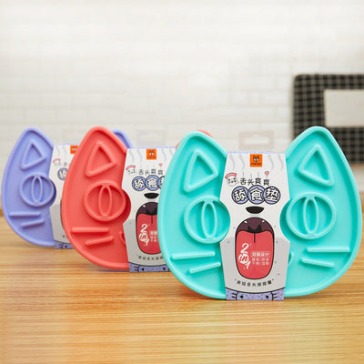 Dog Double-Sided Licking Pad Slow Food Bowl Dog Lick Mat