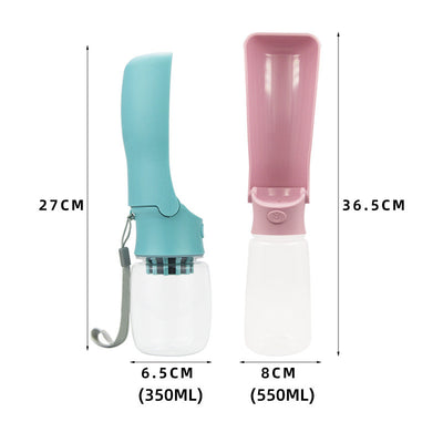 Portable Water Cup For Walking The Dog Outdoor Foldable